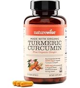 NatureWise Curcumin Turmeric 2250mg - 95% Curcuminoids & BioPerine Black Pepper Extract for Advan...