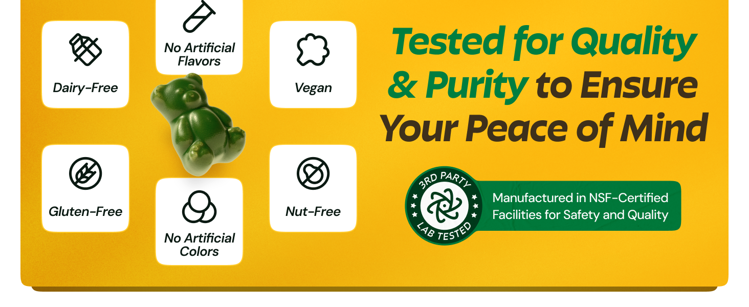 3rd party tested for clean ingrendients, organic