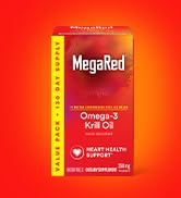 MegaRed Heart Health Omega 3s Krill Oil #1 Doctor Recommended