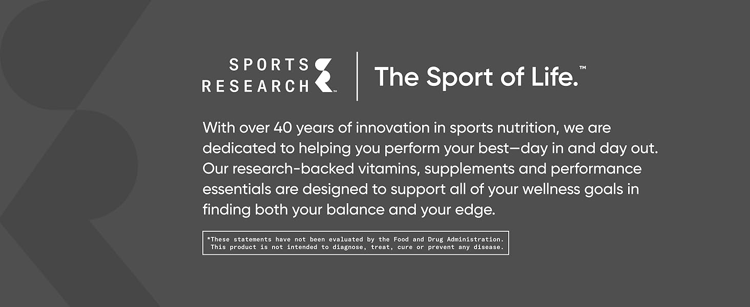 sports research wellness sports nutrition fitness family owned supplements vitamins small business