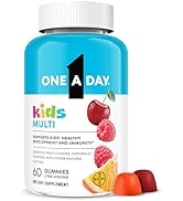 One A Day Kids Multivitamin Gummies, Kids Vitamins with Vitamin C, D, E & Zinc for Immune Support...