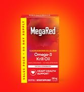 MegaRed Omega-3 Heart Health Supplement Krill Oil