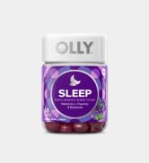 OLLY Sleep Gummy, Occasional Sleep Support, 3 mg Melatonin, L-Theanine, Chamomile, Lemon Balm, Sl...