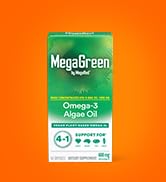 MegaRed MegaGreen Algae Oil, Omega 3s for Heart, Brain, Eyes, Joints
