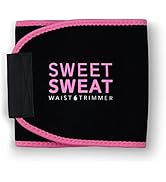 Sweet Sweat Waist Trimmer for Women and Men - Sweat Band Waist Trainer for High-Intensity Trainin...