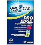 One A Day Men’s Pro Edge Multivitamin, Supplement with Vitamin A,C,D, E and Zinc for Immune Healt...