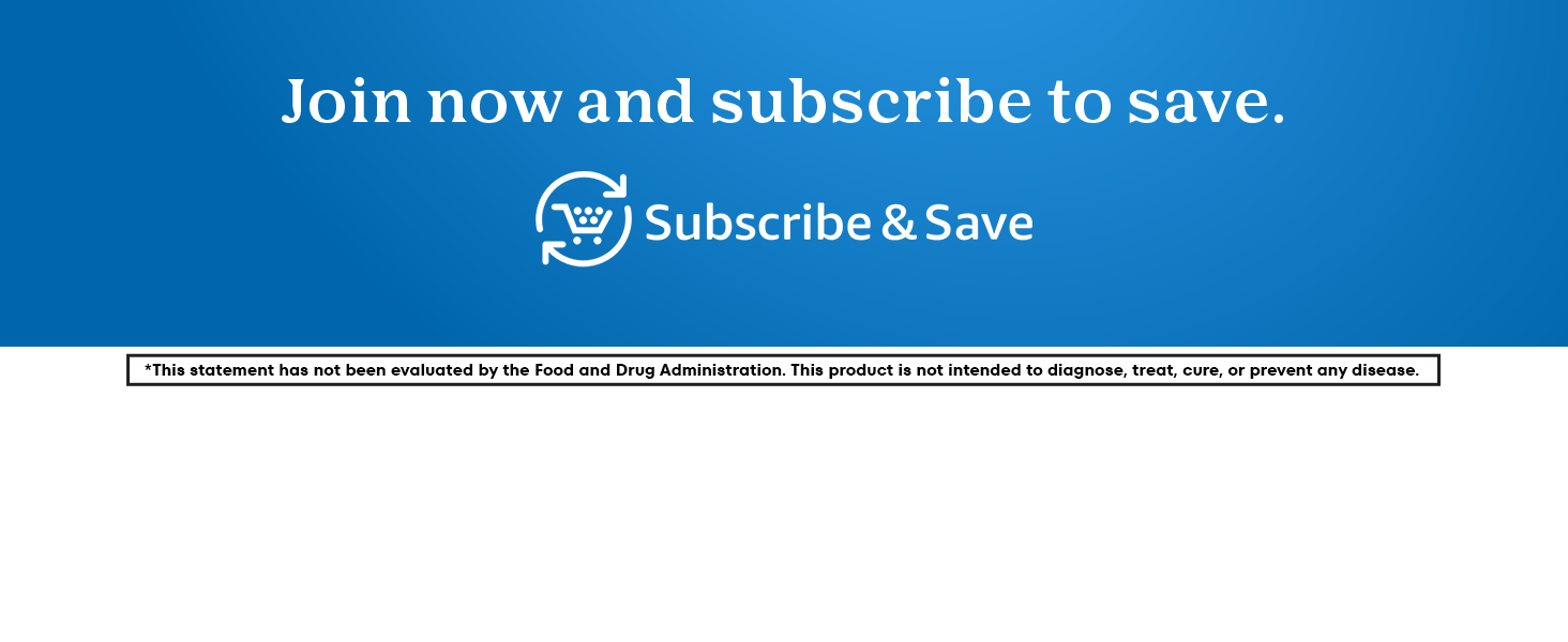 Subscribe to save