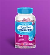 Digestive Advantage Daily Probiotic Gummies for Digestive & Gut Health for Men and Women, Superfr...