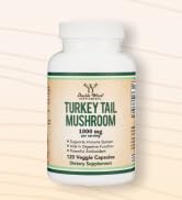 Turkey Tail Mushroom Supplement (120 Capsules - 2 Month Supply) (Coriolus Versicolor) Comprehensi...