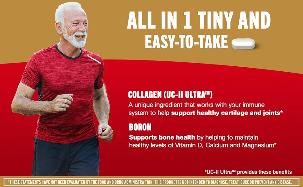 Move free Ultra Triple Action Joint Cartilage Bone Support Collagen Boron Hyaluronic Acid